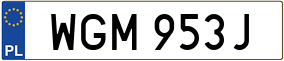 Truck License Plate